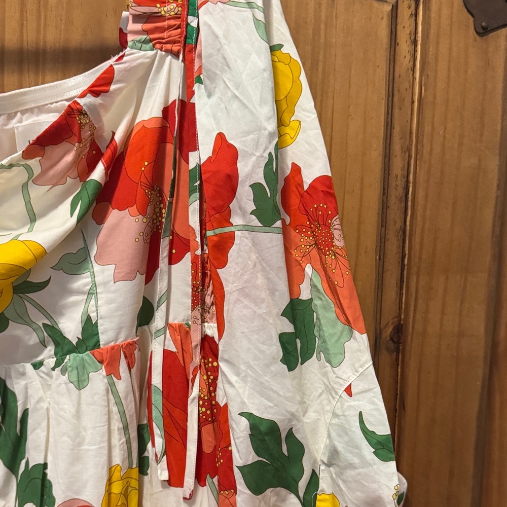 Vibrant Floral Long Sleeve Dress - Picture 3 of 5